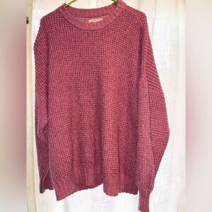 American Eagle Outfitters Pink Crew Neck Sweater
